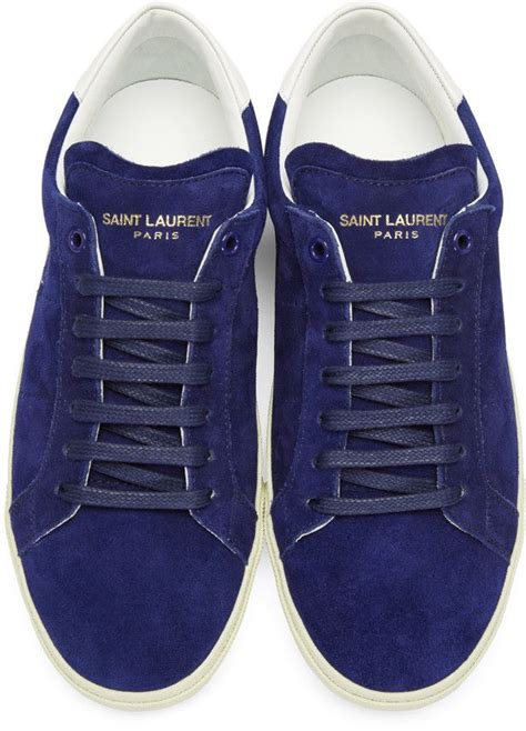 saint laurent suede sneakers.